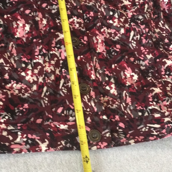 GUC Suede-like Christopher & Banks patterned jacket - Size M. - Picture 4 of 6